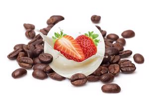 Tejszínes eper - koffeinmentes szemes kávé, 250g
